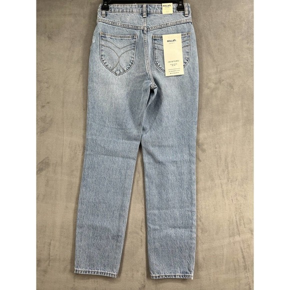 Free People Rolla's Duster High Rise Slim Jeans Size 25 in Old Stone - Picture 6 of 11